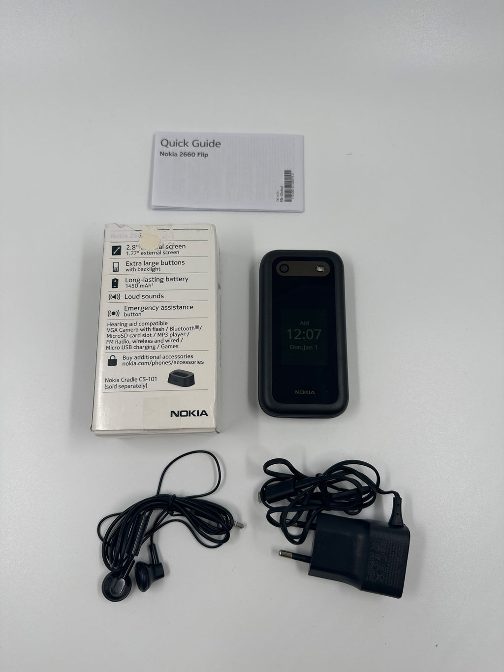 Nokia 2660 Flip – Klaptelefoon met grote toetsen en noodknop