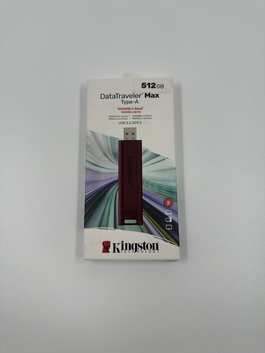 Kingston DataTraveler Max Type-A 512GB USB 3.2 Gen 2 flashdrive