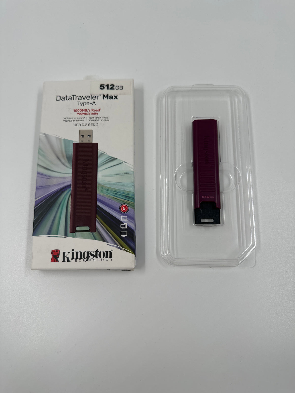 Kingston DataTraveler Max Type-A 512GB USB 3.2 Gen 2 flashdrive