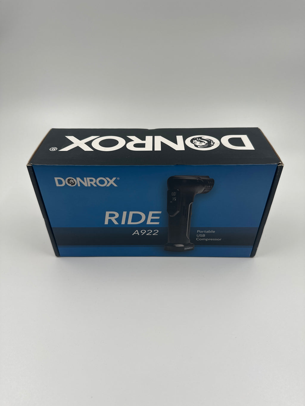Donrox Ride A922 – Draagbare USB-compressor voor fiets, motor en auto