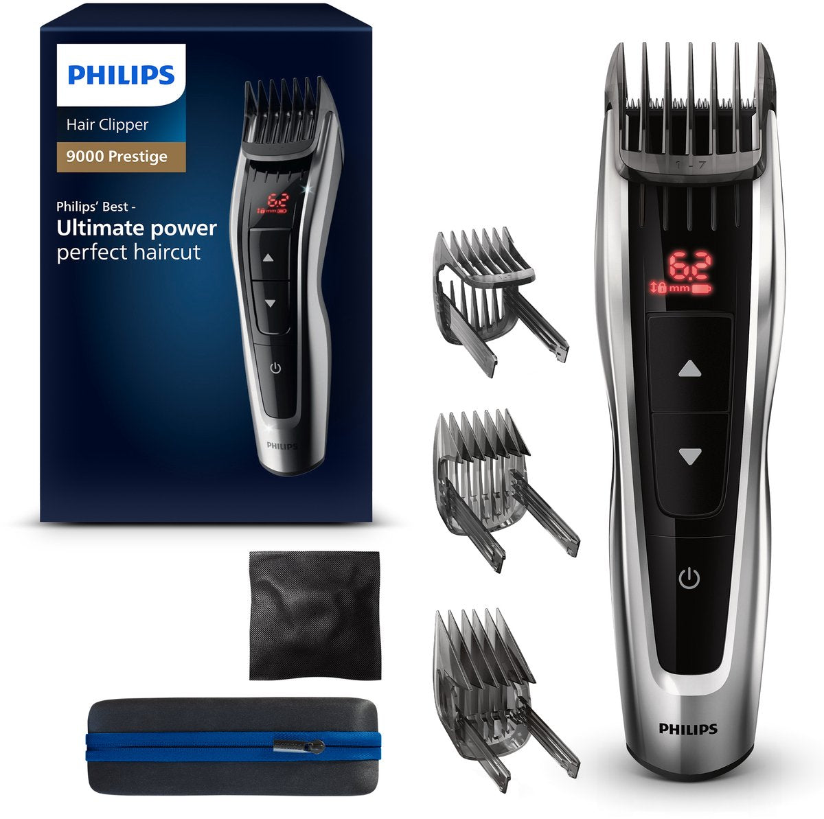 Philips Series 9000 HC9420/15 Tondeuse met digitaal display