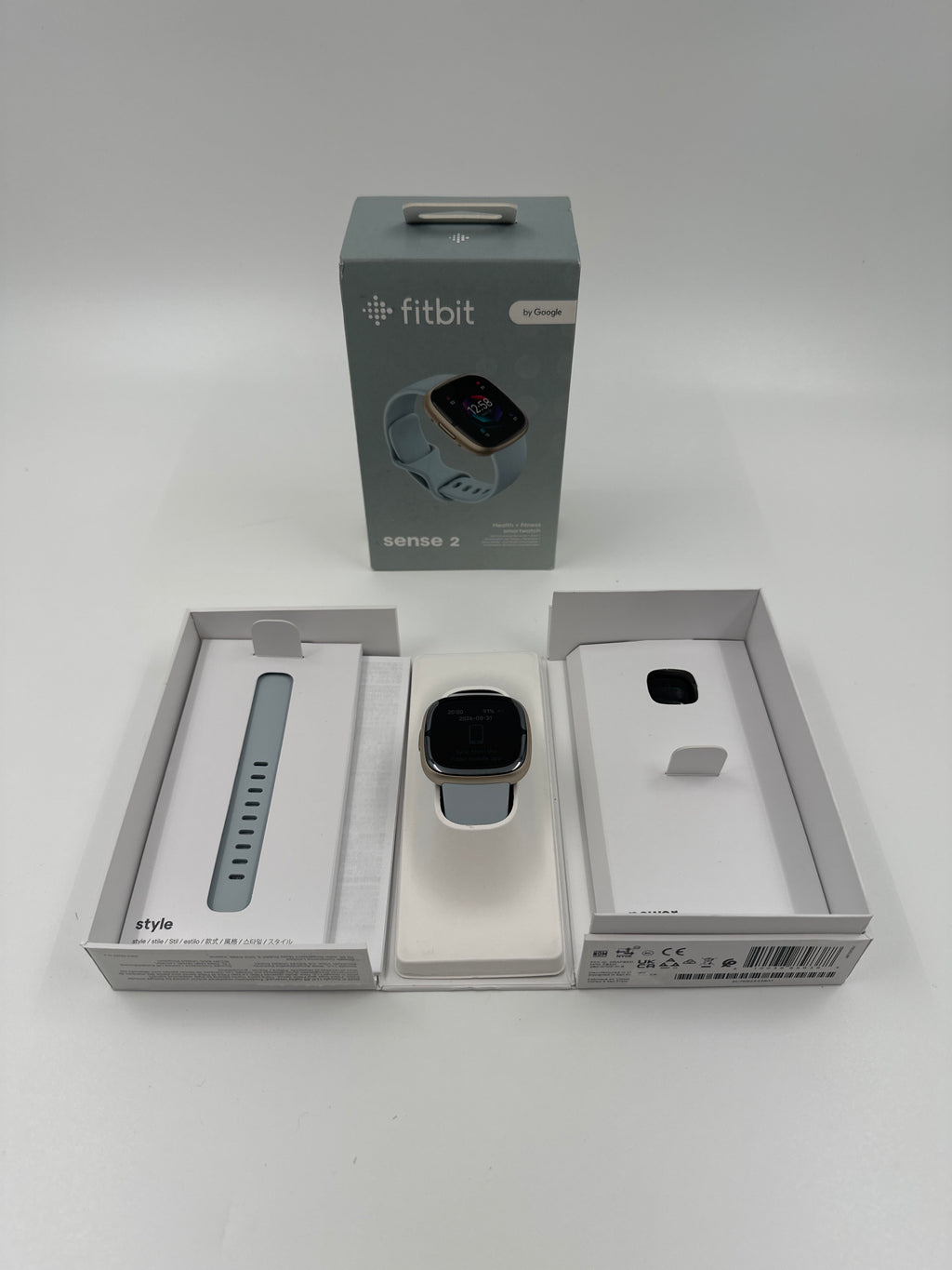 Fitbit Sense 2 Smartwatch – Health & Fitness – Lichtblauw/goud